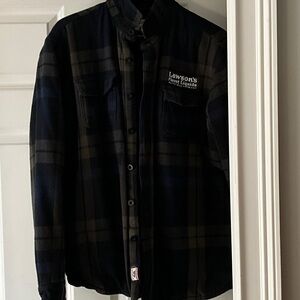 Lawson’s Finest Liquids branded Plaid Button-Up Shirt